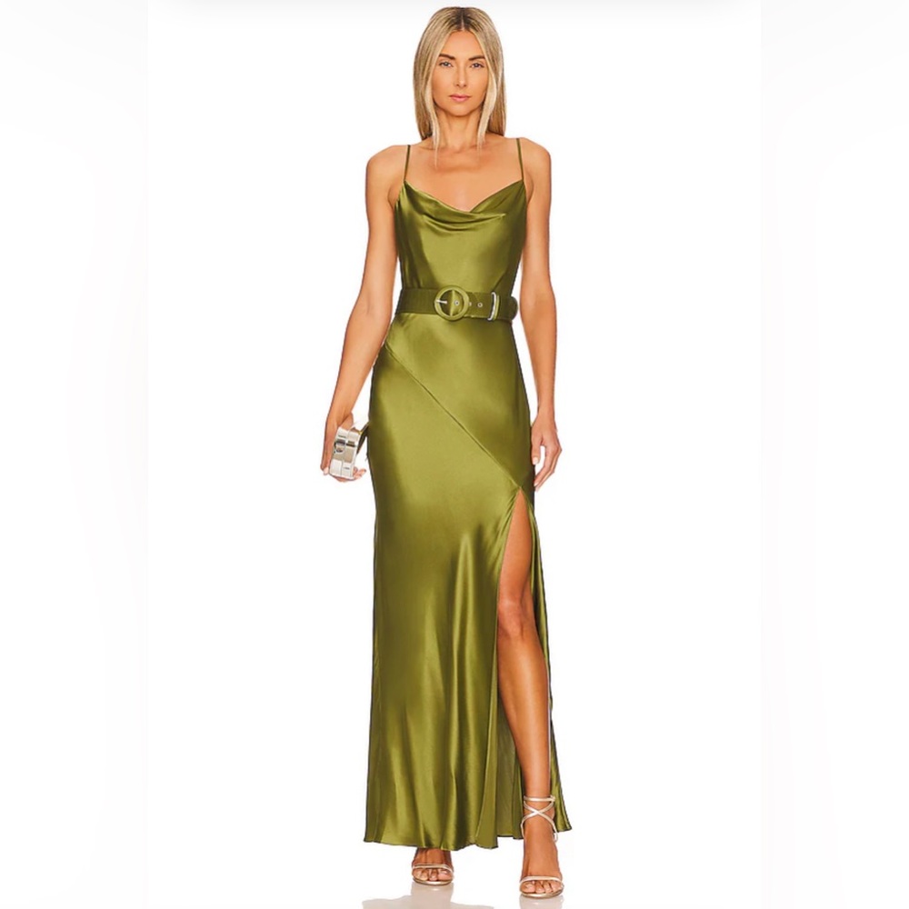 NICHOLAS Olive Green Maxi Dress
